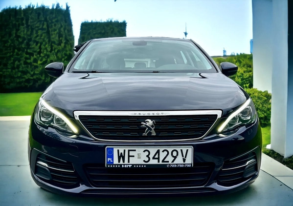 Peugeot 308 cena 47849 przebieg: 142000, rok produkcji 2020 z Olszyna małe 407